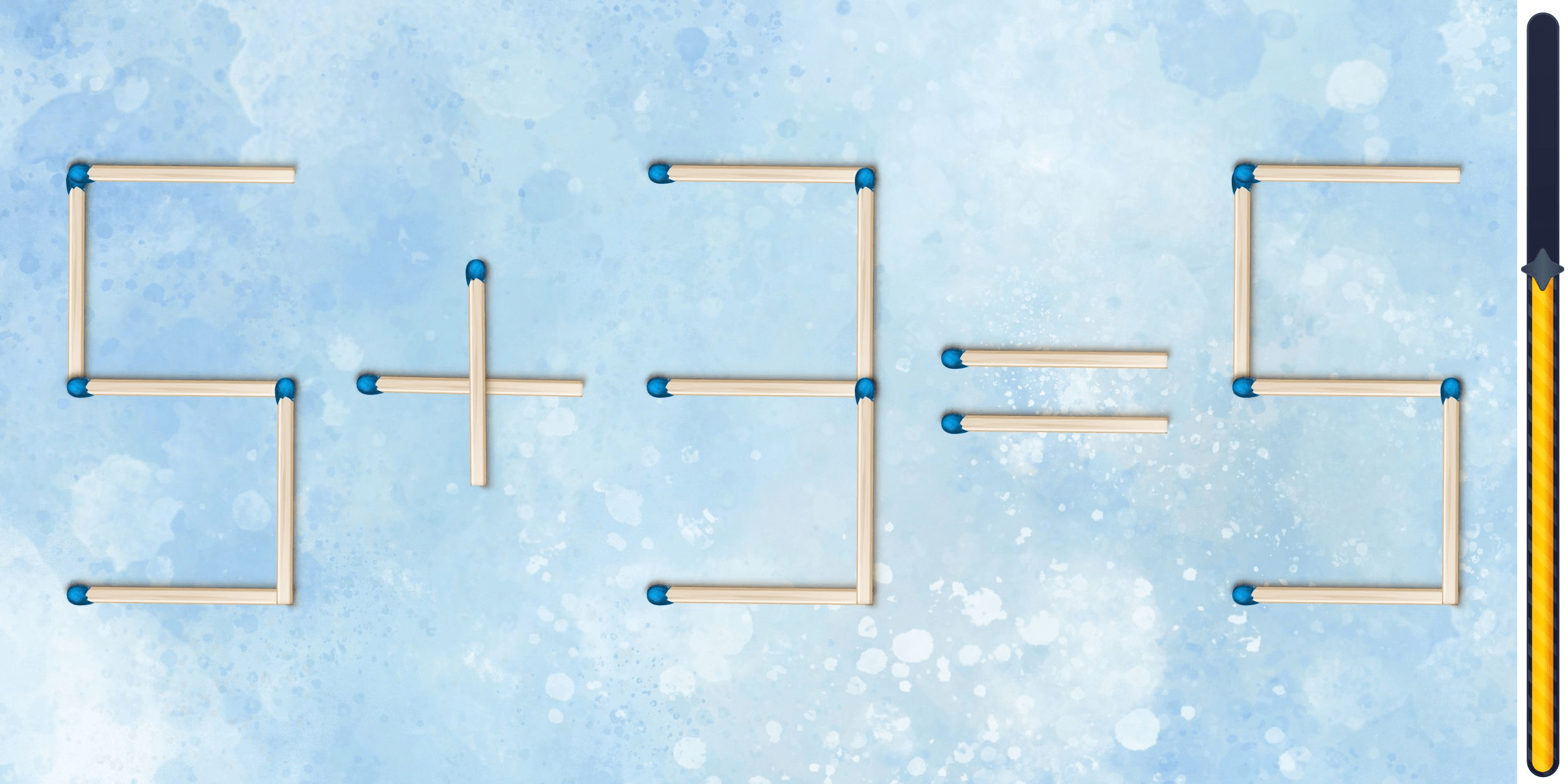 Mathe-Herausforderung: Testen Sie Ihren IQ! Können Sie dieses Rätsel lösen, indem Sie nur 2 Streichhölzer in weniger als 15 Sekunden verschieben?